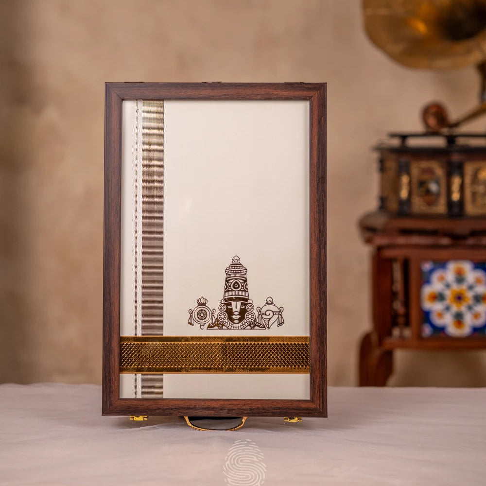 Veshti Box - Perumal Motif